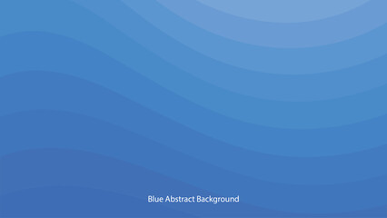 Blue wavy abstract background