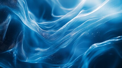 Obraz premium Ethereal Blue Waves