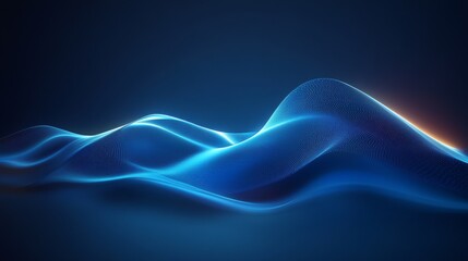 Abstract Futuristic Wave Background