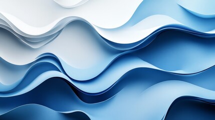 Abstract Blue Waves