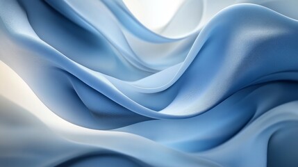 Obraz premium Abstract Fluid Blue Waves