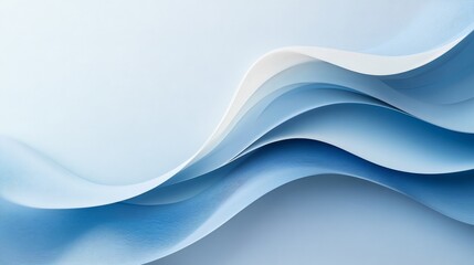 Fototapeta premium Abstract Blue Waves Background