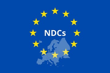 NCPs: Nationally Determined Contributions. Climate Change Concept EU.