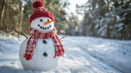 Snowman in Winter Wonderland