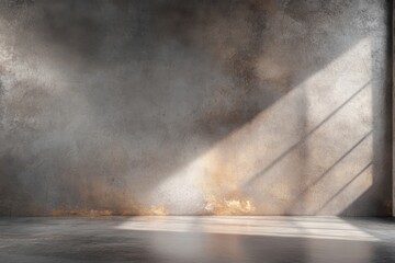 Obraz premium A warm gray background with a subtle glow, blending earthy tones for a welcoming and harmonious appearance