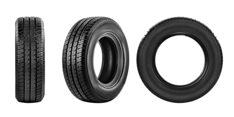car tire , truck tire , pick up tire set photo isolated on white background.