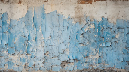 blue painted wall
