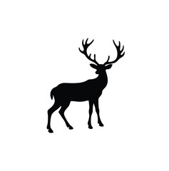 A deer vector silhouette