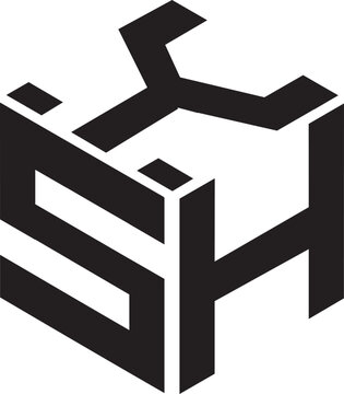 YSH Polygon Logo design, 