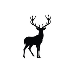 A deer vector silhouette