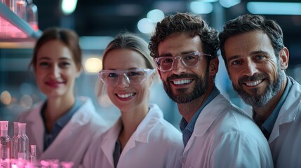 Fototapeta premium Healthcare breakthroughs celebrating advancements in medical research