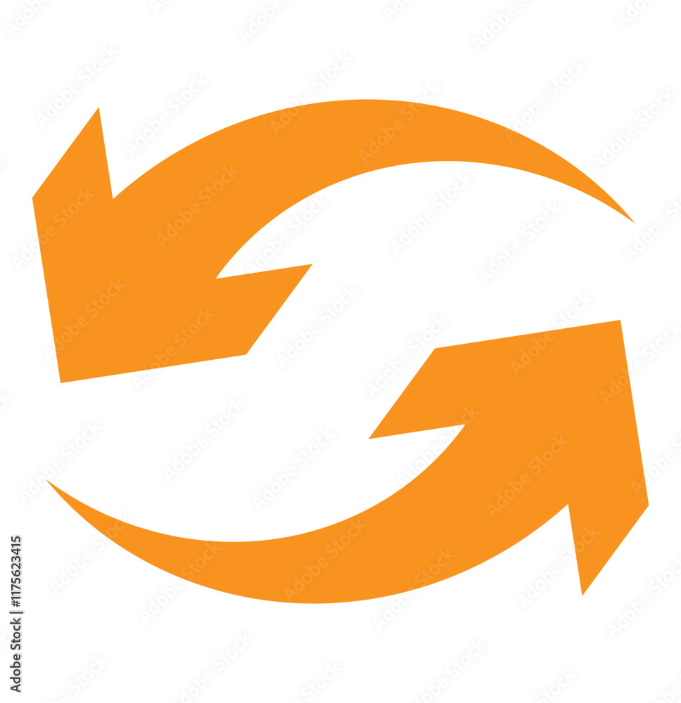 Poster Reload vector icon set. repeat or refresh vector button. restart or reset sign. update and upgrade icon in black color.