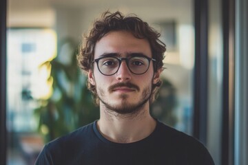 Obraz premium decentralized application (DApp) developer, a developer crafting user-friendly DApps on a blockchain network, featuring intuitive designs and advanced coding