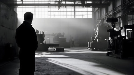 silhouettes of people walking in the airport