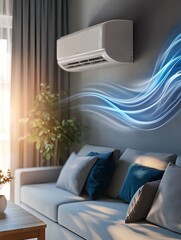Harmonious Balance of Air Conditioning and Sunlight in Modern Interiors