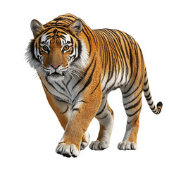Obraz premium a picture of an animal walking on a transparent background, PNG image, PNG file, Generative art.