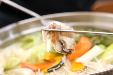 Korean seafood food. fresh cockle © 희승 이