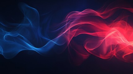 Obraz premium Abstract Digital Design with Vibrant Colors and Flowing Lines