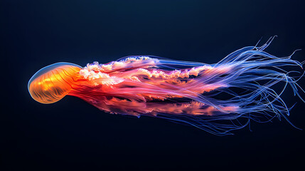 Fototapeta premium jellyfish in water