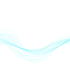 Blue abstract wave. Presentation template. Eps 10