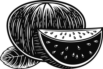 Hen and Saxophone Silhouette Collection  Elegant Icons on White