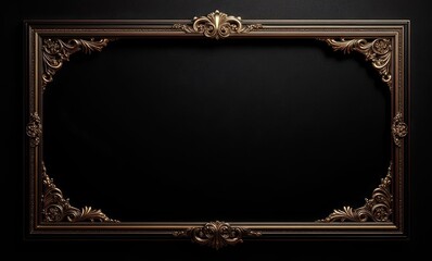 Elegant vintage ornate picture frame