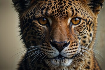 Obraz premium portrait of a leopard
