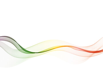 Abstract color wave. isolated on white background. Eps 10
