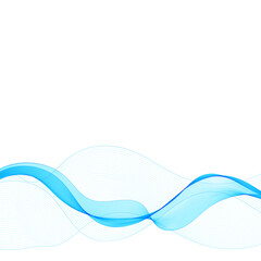 Blue wave. Abstract background for presentations. Vector design element. Eps 10