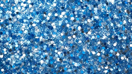 Abstract blue bokeh background for design
