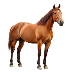 Horse isolated on transparent background