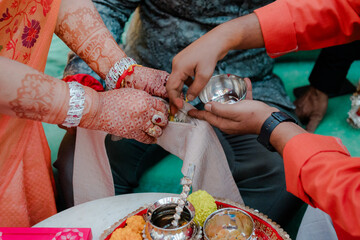 Chooda Ceremony in Indian Wedding | Traditional Bridal Bangle Ritual with Blessings, Red & White...