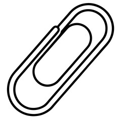 Elegant Paperclip Line Design