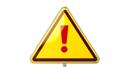 Yellow Triangle Warning Sign  Exclamation Mark  Alert  Caution  Hazard