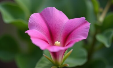 Beautiful pink flower in bloom