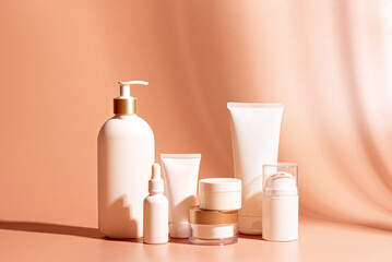 White blank Skin care Beauty Products