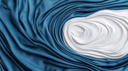 Obraz premium Smooth Textured Surface with Creamy Exfoliating Product for Skin Care and Glow