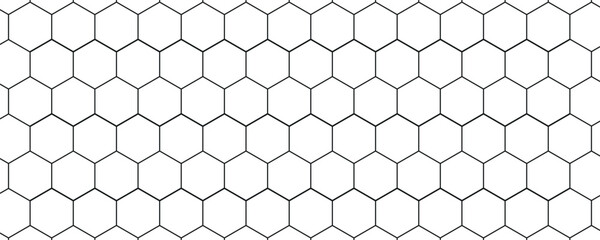 Seamless hexagonal pattern - geometric background stock illustration