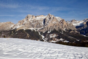 Dolomiti, Alta Badia paesaggio invernale