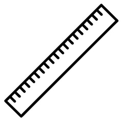 Linear Dynamics Minimalist Ruler Vector Art