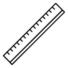 Linear Dynamics Minimalist Ruler Vector Art