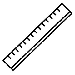 Linear Dynamics Minimalist Ruler Vector Art