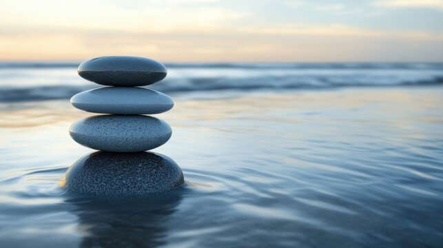 stress reduction through time management, a consultant teaching techniques to minimize stress by optimizing time usage, with calming visuals