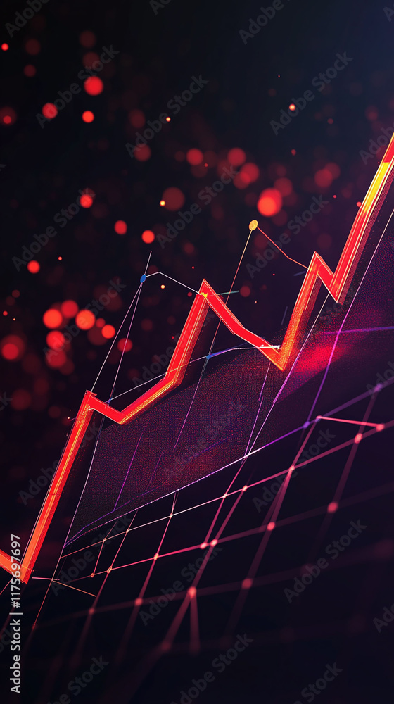Poster pixel profit loss graph illustrating sharp decline and gradual recovery.