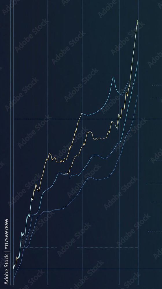 Poster pixel visual of inflation vs. purchasing power in a line chart.