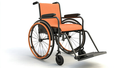 Fototapeta premium wheelchair isolated on white background