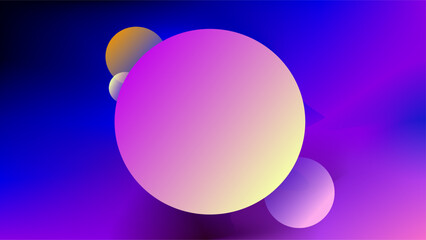 Sunset theme and twilight colors gradient mesh abstract background