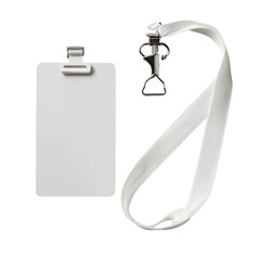 Fototapeta premium a clipboard with a strap and a blank case PNG image, PNG file, Generative art.