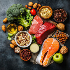 variety of fresh vegetables