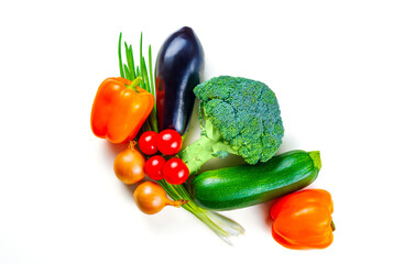 Set of vegetables